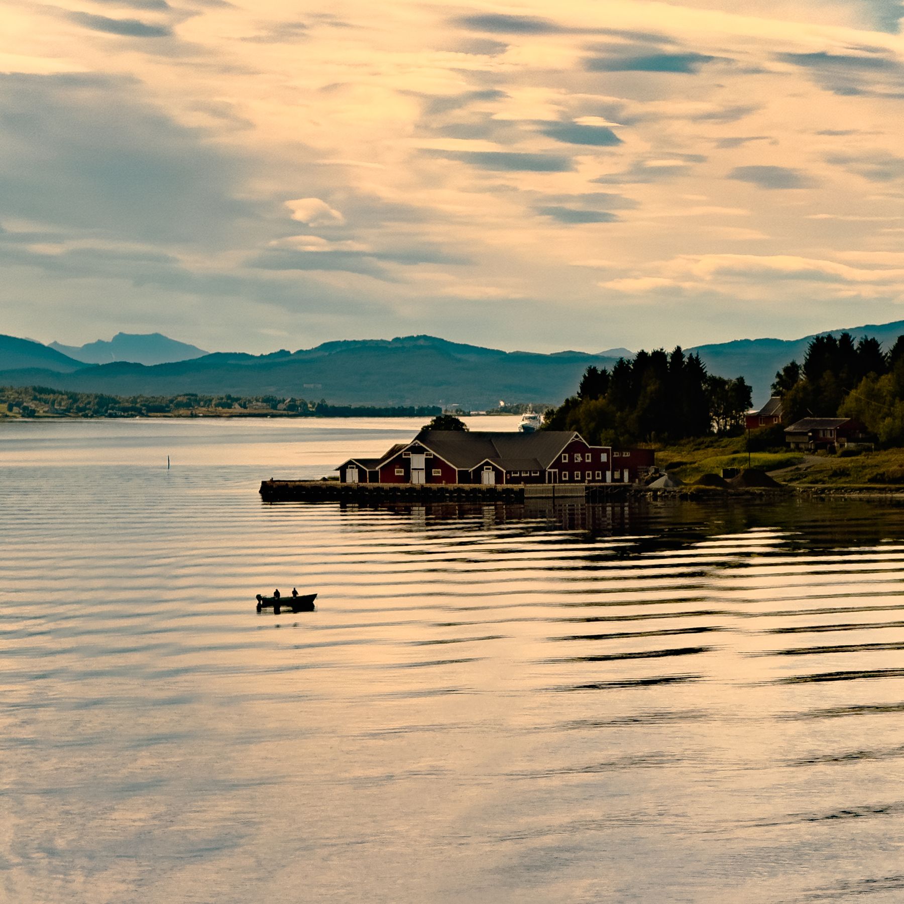 Canoers Off the Coast of Gibostad 2